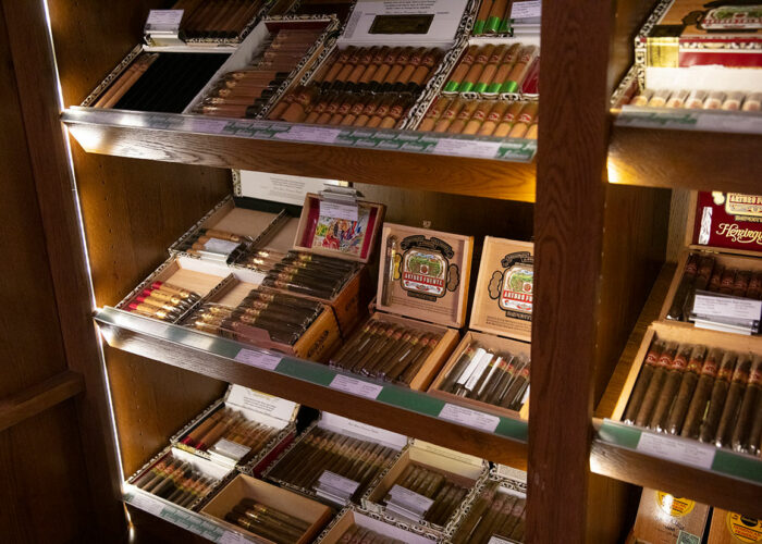 Famous Smoke Shop Retail Store Arturo Fuente Shelves