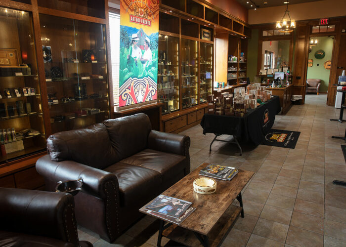 Famous Smoke Shop Retail Interior Store Floor
