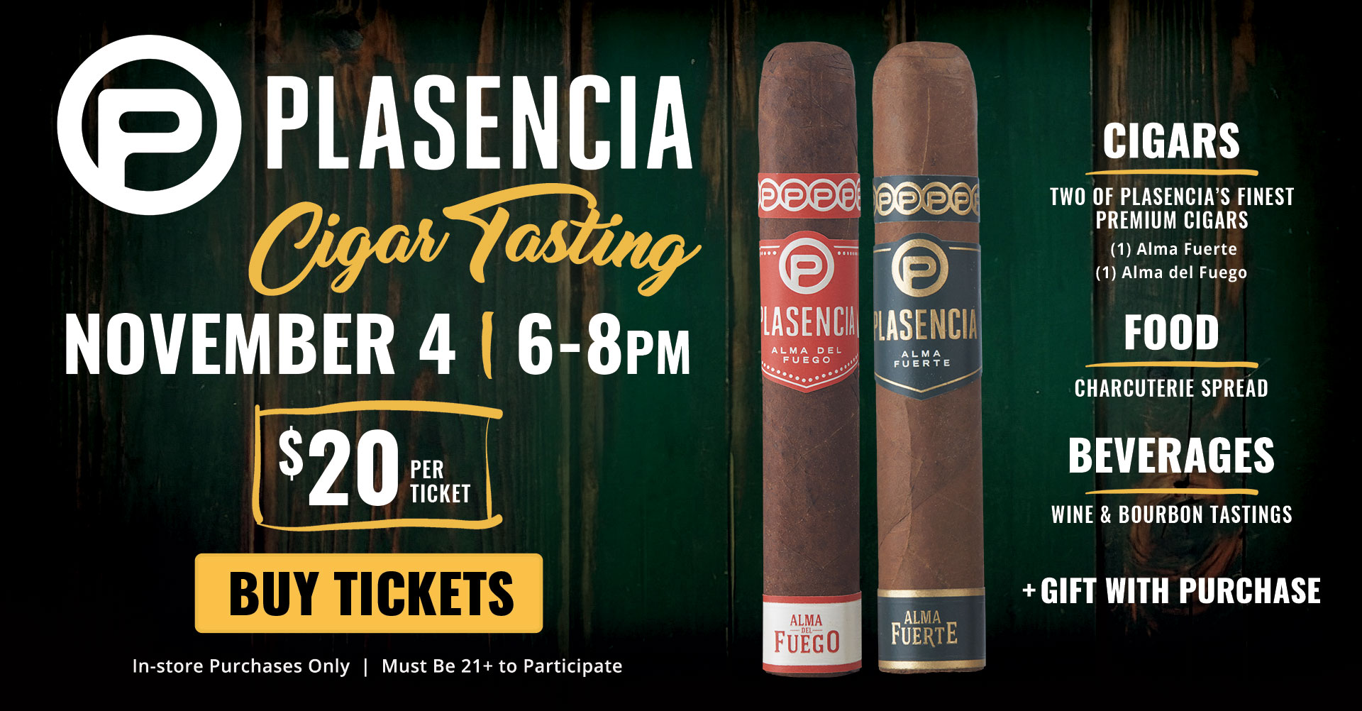 Plasencia Tasting